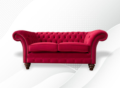 Sofa 2-seater couch design upholstery modern fabric textile bed function couches new